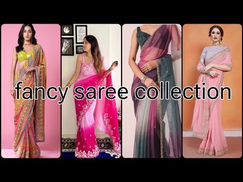 Fancy colour sarees collection #farewell #fashion #trending #bollywood #saree