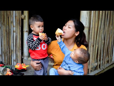 single mom broccoli harvest and how to make broccoli pickles, harvest crops, child care