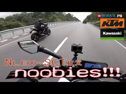 NLEX-SCTEX RUN | NEWBIES take the expressway for the first time | Z1000 | Duke390 | Easytrip Fail