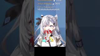 Hololive Vestia Zeta (cat) eats a rat live on stream #shorts #hololive