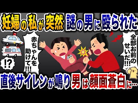 妊婦の私を襲った謎の男「全部お前のせいだ！！」私「赤ちゃんが…」→次の瞬間、サイレンが鳴り響くと男は血相を変え…【2ch修羅場スレ・ゆっくり解説】