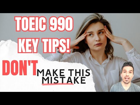 DON'T GET THIS TOEIC QUESTION WRONG!  INCREASE YOUR SCORE WITH KEY TIPS #toeic990 #toeiconine #toeic