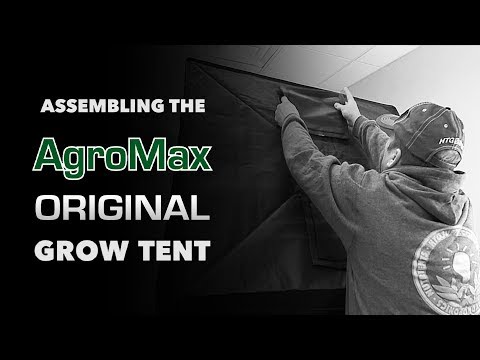 How to set up: AgroMax Original 3x3 Grow Tent