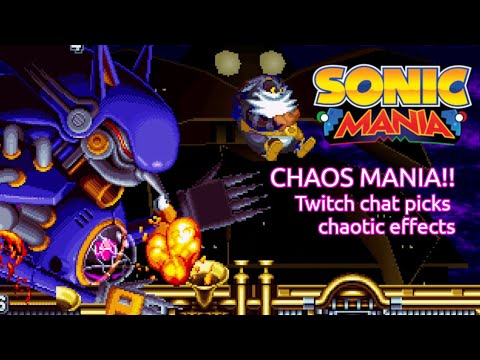 (Modded) Sonic Mania - Chaos Mania! Twitch chat picks random effects