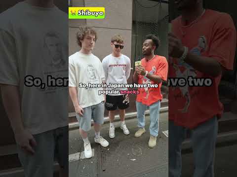 【KINOKO-TAKENOKO DOCCHI!?】in Shibuya Japan⑪　Which do you prefer? #shorts #funny #shortvideo