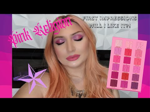 Pink Religion Palette First Impressions | Jeffree Star Cosmetics