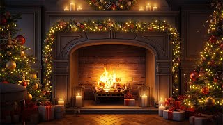 Embracing the Cozy Christmas Ambience🎄 Fireplace Sound | Christmas Wonderland 2024