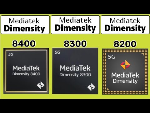 Dimensity 8400 Vs Dimensity 8300 Vs Dimensity 8200 - By Mediatek