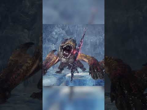 Tigrex Stops Running #monsterhunter #mhw #greatsword #shorts