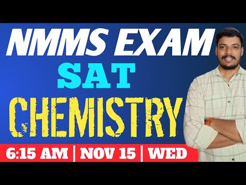 NMMS EXAM | CHEMISTRY | SAT MAT QUESTIONS