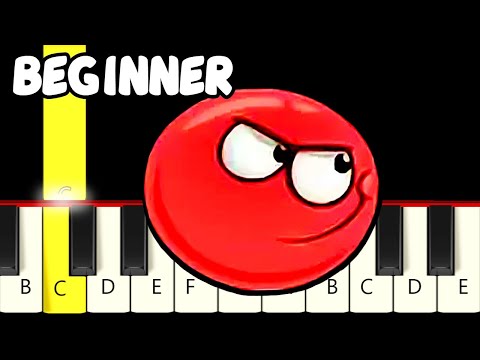 Deep Forest - RED BALL 4 - Fast and Slow Piano Tutorial - Beginner