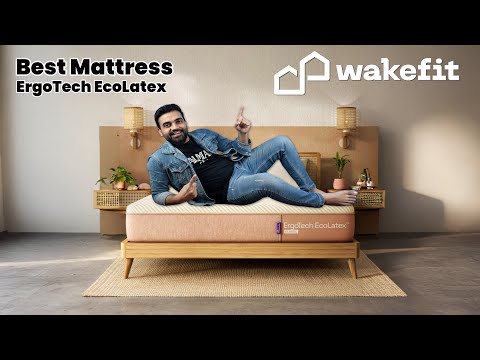 Best Mattress for Sweat Free Back & Body support  | Latex Mattress Review