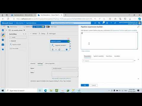 Append Variable Activity in ADF