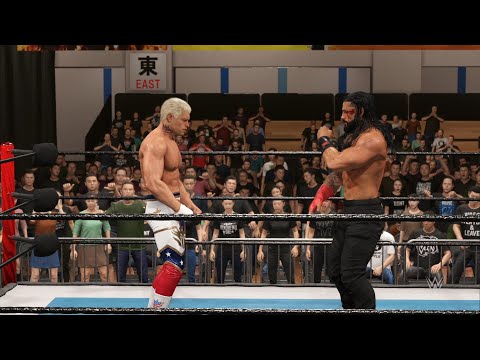 WWE2K24 Games | Roman Reigns and Cody Rhodes vs Solo Sikoa and Omos | Tag Team | Neon Nights Gamer