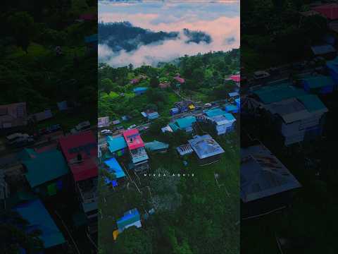 Sajek Valley Ariel View #shortsfeed #travel #sajek #sajekvalley #clouds #hills #mountainhills #sky