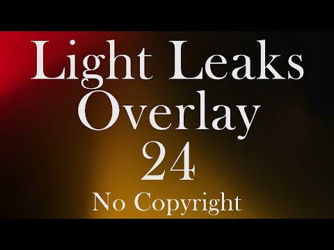 Cinematic Light Leak Overlays | Light Leaks | Full HD | 1920 X 1080 | Stock Video  | LL24