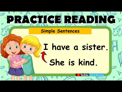 PART 1 (I HAVE) Reading Lesson ll PRACTICE READING SIMPLE SENTENCES  ll Grade 1 & 2 ll Teacher Ana