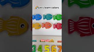 🌈Learn colors #shorts #colorsfortoddlers #learncolors #learncolorsfortoddlers #learningvideos