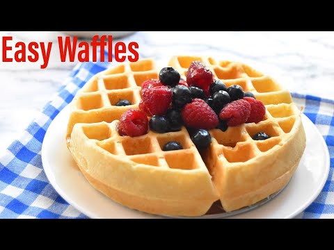 Quick and Easy Homemade Waffles Recipe - How to Make Waffles from Scratch