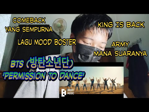 BTS (방탄소년단) 'Permission to Dance' Official MV Reaction By Cahyo Boy