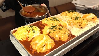 （既視感）ケチャップから始めてみたオムライス〜紅白ソースで華やかに〜