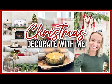 DECORATING FOR CHRISTMAS 2O23 | COZY LIVING ROOM CHRISTMAS DECOR IDEAS