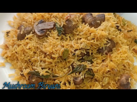 Mushroom Biryani |రెస్టారెంట్ స్టైల్ మష్రూమ్ బిర్యానీ |yummy mushroom biryani recipe in Telugu.