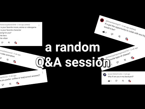 a random Q&A session