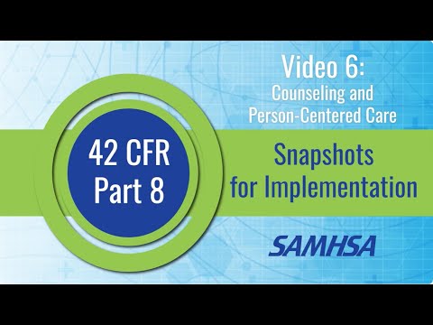 Video 6: Counseling and Person-Centered Care