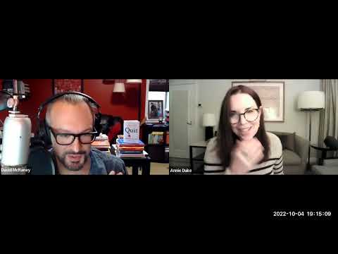 QUIT: A Discussion with Annie Duke and David McRaney