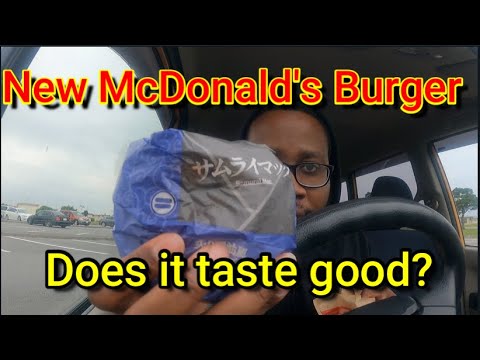 Let's try the Samurai Mac burger from McDonalds in Okinawa, Japan