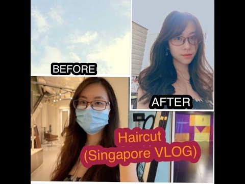 [VLOG] Haircut and Matchaya, SINGAPORE | The Space Korean Hair Salon