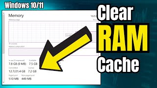 How to Clear RAM Cache in Windows 10/11 (2025) | 🚀 Make Computer Faster