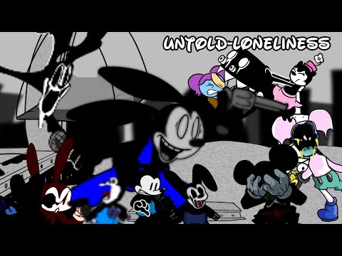 FNF Untold Loneliness but every time it's Oswald turn a Different Skin Mod is used