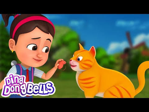 Ek Sundar Billi | एक सुन्दर बिल्ली | Hindi Rhymes for Toddlers | Ding Dong Bells