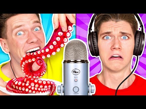 Guess That ASMR Sound w/ Octopus, Raw Honeycomb, DIY Slime & Aloe Vera Challenge