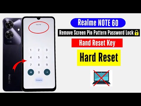 Realme Note 60 Hard Reset | Unlock Screen Lock | Realme Note 60 Pattern Password Pin Lock Kaise Tode