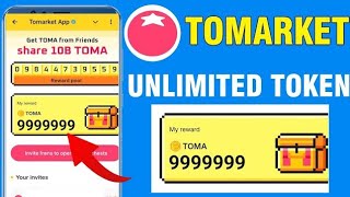 Tomarket Unlimited Toma Token Claim 100% Working Trick | Tomarket Unlimited Token/Tomarket lasting