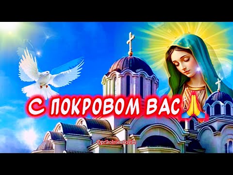 C Покровом Пресвятой Богородицы🙏Очень Красивое поздравление 14 октября Покров 🕊️