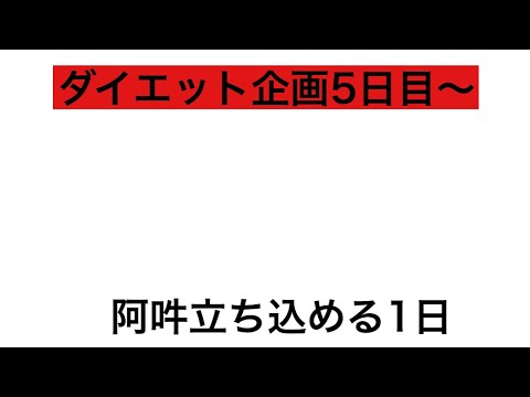 【ダイエット】ダイエット企画5日目！#05