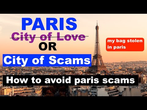 Paris City of Love or City of scammers | How to avoid Paris scams pickpocketing theft #travel Europe