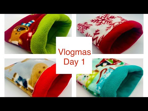 PRE-HOLIDAY SEASON SEWING +PACKING ORDERS| Vlogmas Day 1