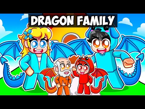 Having a DRAGON FAMILY in Roblox!