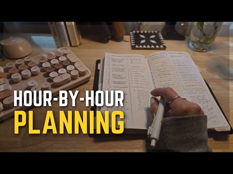 Hour by Hour planning that works!  👌 Sterling Ink, Common Planner