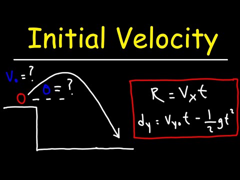 Projectile Motion - Finding the Initial Velocity