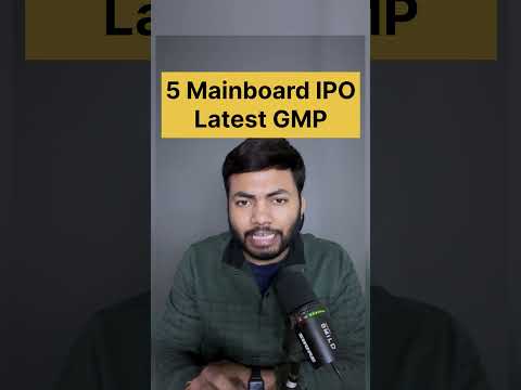 All 5 Mainboard IPO Latest GMP🔥Latest IPO Details #ipo #buyback #shortsfeed