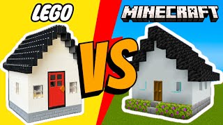 LEGO vs MINECRAFT Build Challenge…