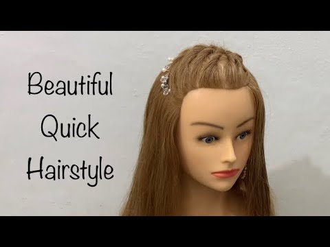 Quick Hairstyle : Everyday Hairstyle : Beautiful Hair Style Girl