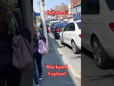 On streets in Blackpool England #shortsvideo #shortsupdate @nantastory