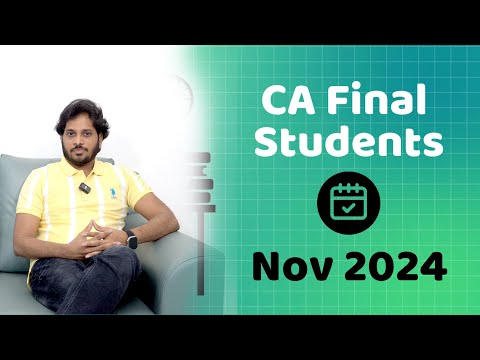 CA Final Nov 2024 Exams | Last ONE Month | Motivation